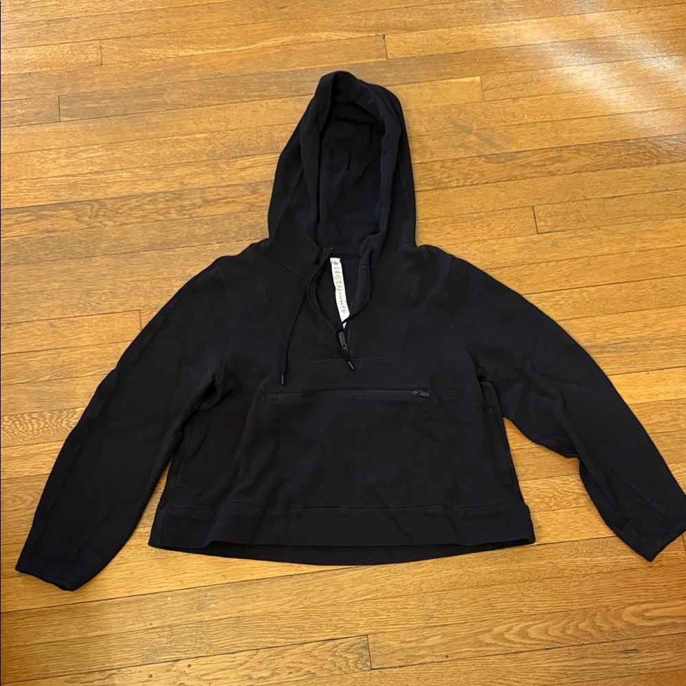 lululemon athletica Black Hooded Sweater